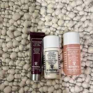 Sisley-Paris Skincare Set - Burgundy, White, Peach